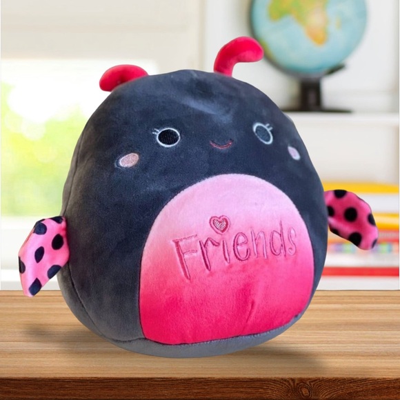 2022 Squishmallow Ladee the Lady bug Friends Plush 7.5” - Picture 1 of 5